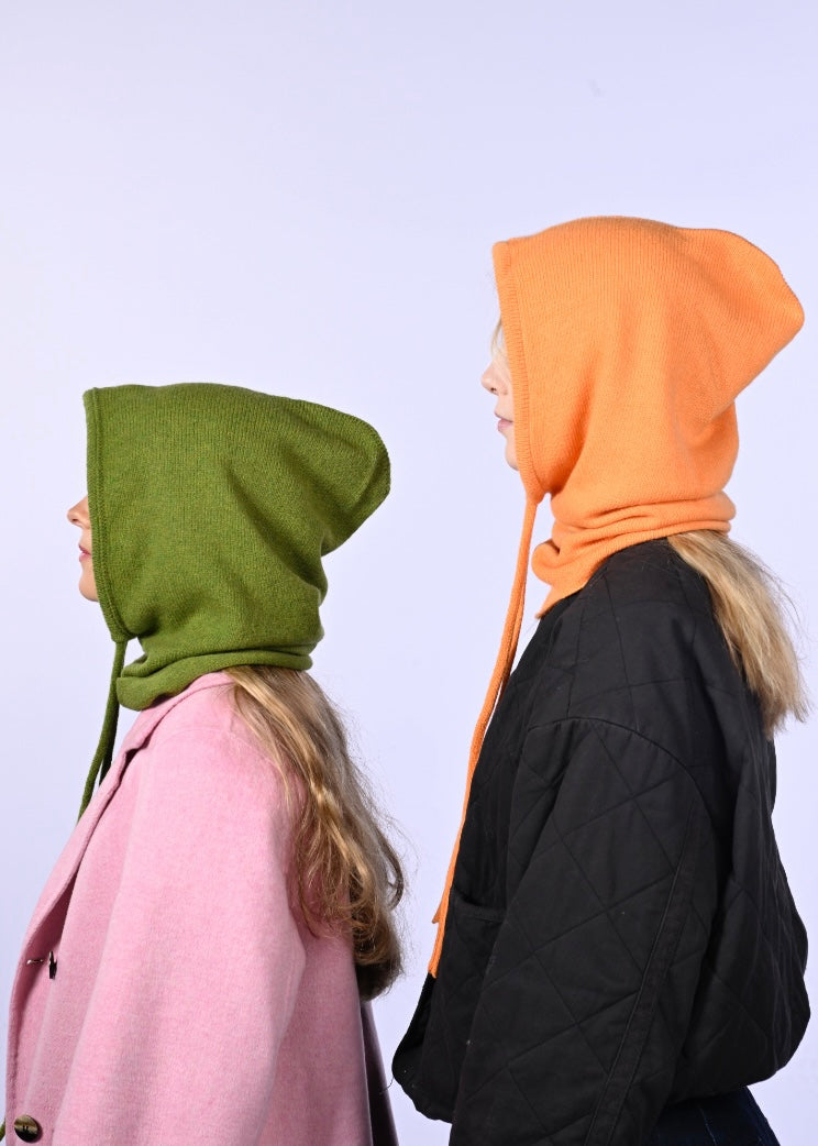 Cashmere Knitted Hood - Balaclava