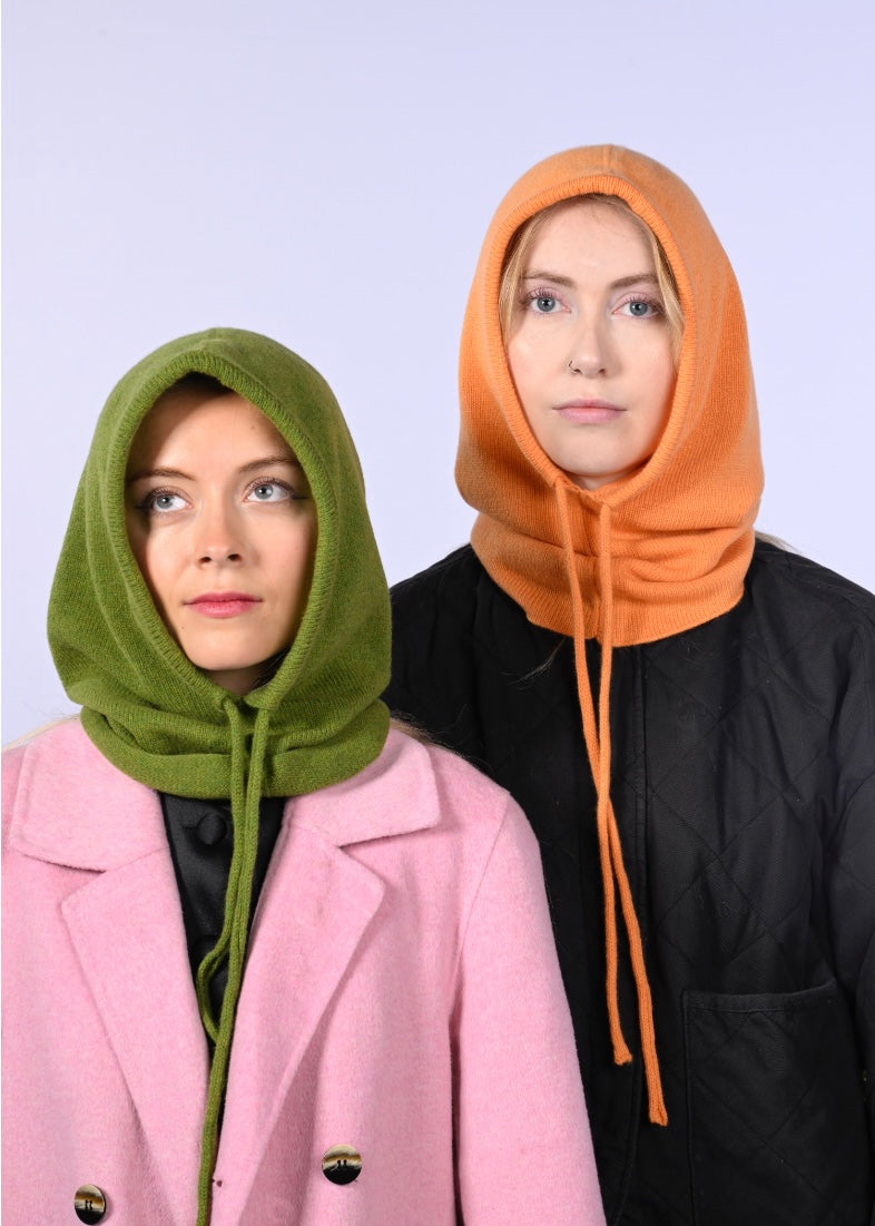 Cashmere Knitted Hood - Balaclava