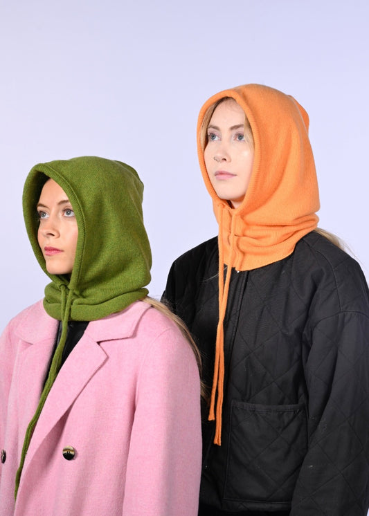 Cashmere Knitted Hood - Balaclava