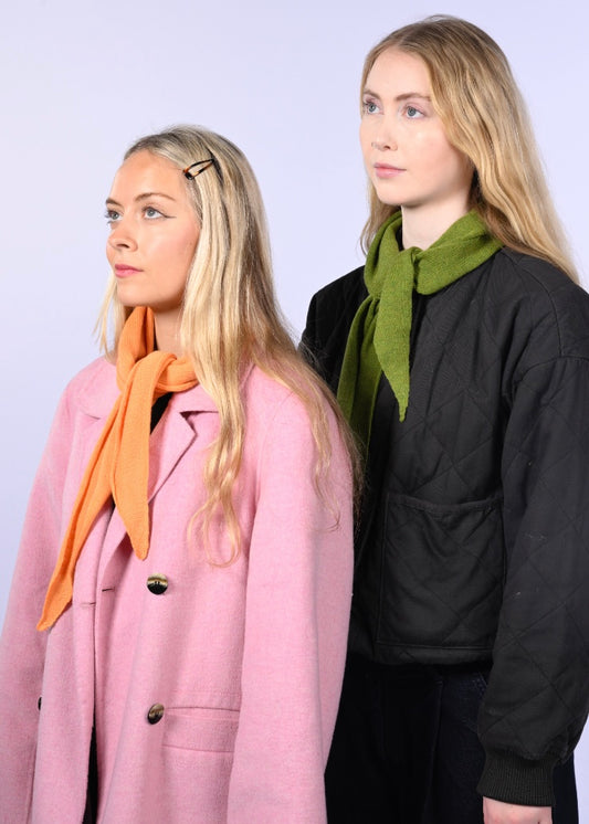 Custom Cashmere Knitted scarf - ‘Margaret’ Neckerchief