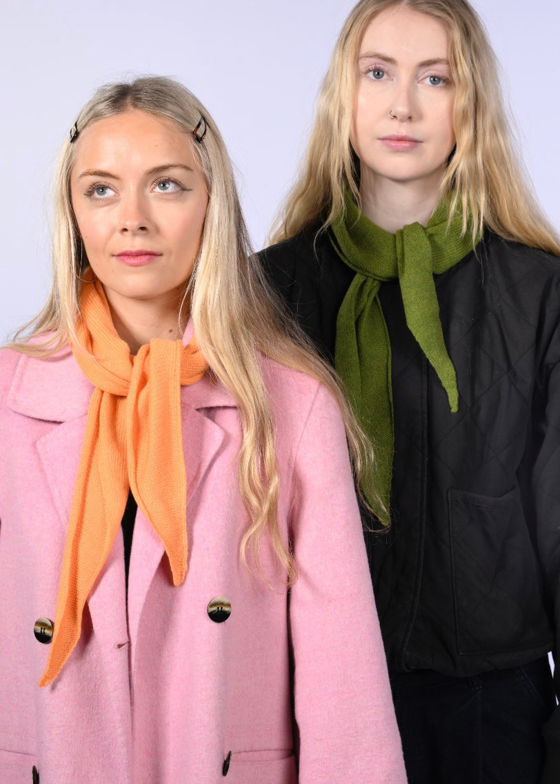 Custom Cashmere Knitted scarf - ‘Margaret’ Neckerchief